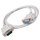 Industrial DB9 Male to Female RS232 Extension Cable - 1m