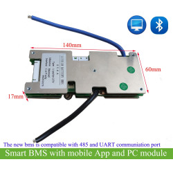 Smart BMS Li-ion 7S 24V 50A with Bluetooth