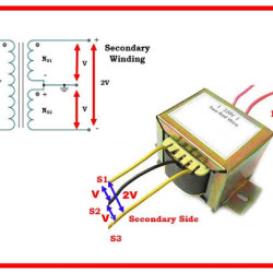 Step-Down Power Transformer 220V AC to 9V AC 1A