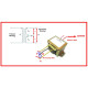 Step-Down Power Transformer 220V AC to 9V AC 1A