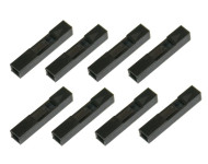 Crimp Connector Housing: 1x1-Pin 25-Pack 0.1" (2.54mm) 
