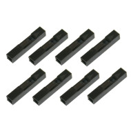 Crimp Connector Housing: 1x1-Pin 25-Pack 0.1" (2.54mm) 