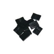 Crimp Connector Housing: 1x4-Pin 25-Pack 0.1" (2.54mm) 