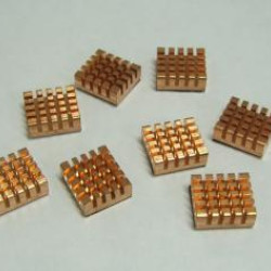 Copper Heat Sink for Raspbery Pi 