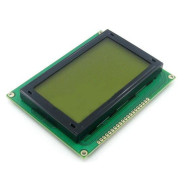 Graphic LCD 128x64 - Yellow (ST7920 Chipset)