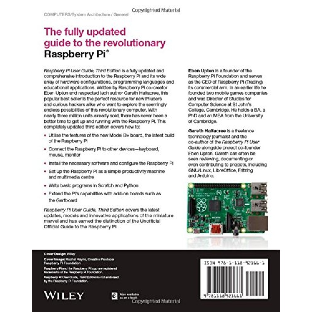 Raspberry Pi User Guide, 3rd Edition