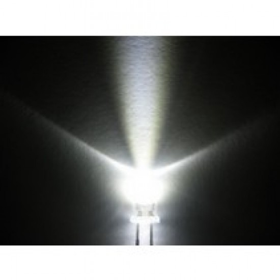 LED 5MM WHITE WATER CLEAR ULTRA BRIGHT